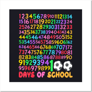 100Th Day Of School Teacher Kids 100 Days Math Numbers Posters and Art